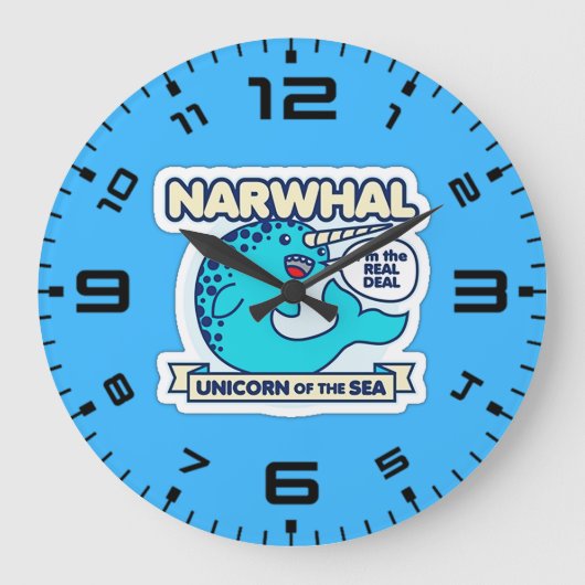 Narwhal Unicorn van het Zee Grote Klok (Voorkant)