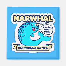 Narwhal Unicorn van het Zee Magneet