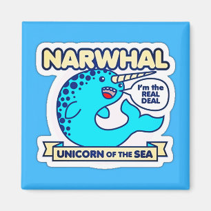 Narwhal Unicorn van het Zee Magneet