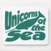 Narwhal Unicorn van het Zee Muismat (Voorkant)