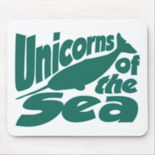 Narwhal Unicorn van het Zee Muismat
