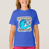 Narwhal Unicorn van het Zee T-shirt (Voorkant)