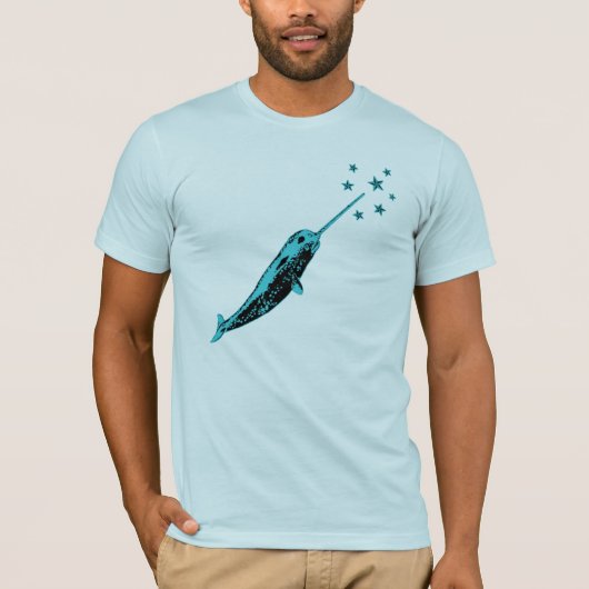 Narwhal, Unicorn van het Zee T-shirt (Voorkant)