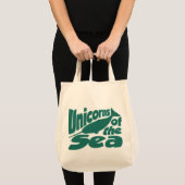 Narwhal Unicorn van het Zee Tote Bag (Voorkant (product))