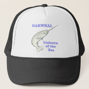 Narwhal unicorn van het zee trucker pet