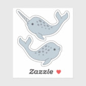 Narwhal Vinyl Stickers (Vel)