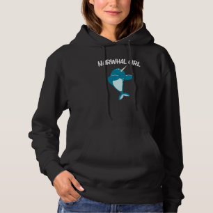 Narwhal voor meisjes Kinder Narwalwalvis Zee Unico Hoodie