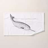 Narwhal Whale Handdoek (Handdoek)