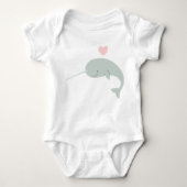 Narwhal Whale Romper (Voorkant)