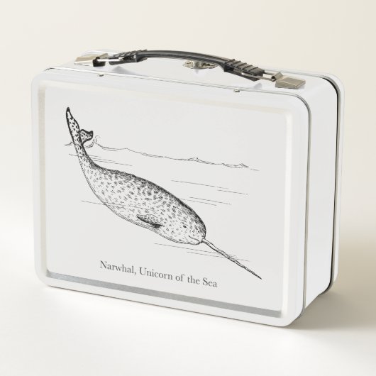 Narwhal Whale Unicorn van het Zee (Achterkant)