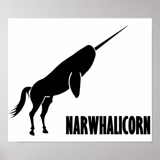 Narwhalicorn Narwhal Unicorn Poster (Voorkant)