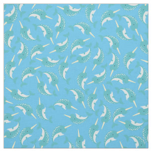 Narwhals Cute Kinder Baby Nursery Stof