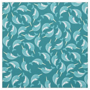 Narwhals Cute Kinder Baby Nursery Stof