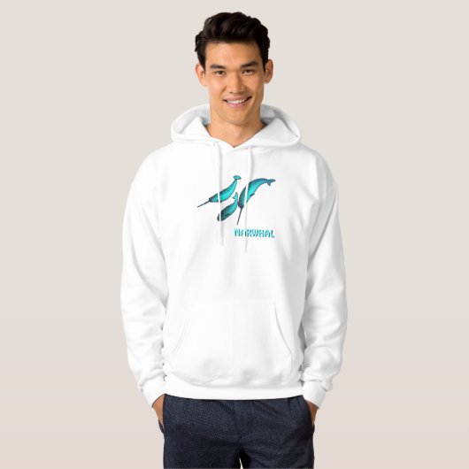 Narwhals Hoodie (Voorkant volledig)