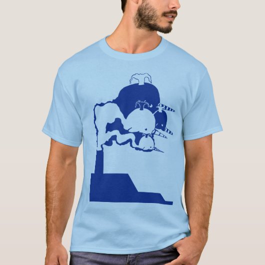 Narwhals opkomend t-shirt (Voorkant)