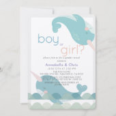 Narwhals over de uitnodiging van de Waves (Voorkant)