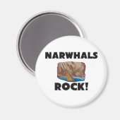Narwhals Rock Magneet (Voorkant / Achterkant)