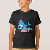 Narwhals Rock! T-shirt (Voorkant)