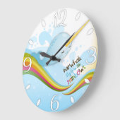 Narwhals Swim op Rainbows Grote Klok (Hoek)