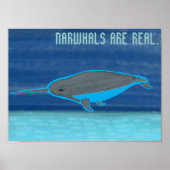 Narwhals zijn echt poster (Voorkant)
