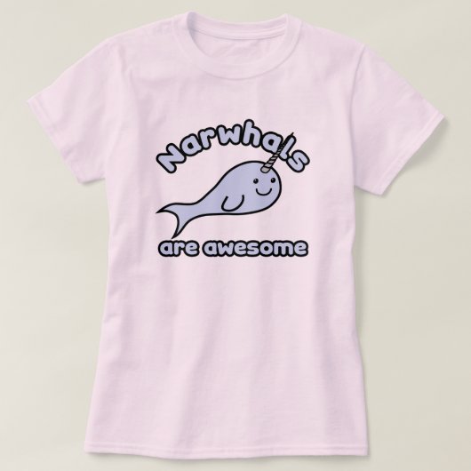 Narwhals zijn Geweldige T-shirt (Design voorkant)