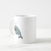 Narwhalstache Koffiemok (Voorkant links)