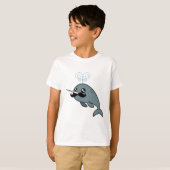Narwhalstache T-shirt (Voorkant volledig)