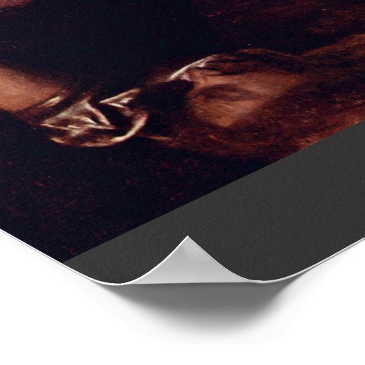 Narzis van Michelangelo Merisi da Caravaggio Poster (Hoek)