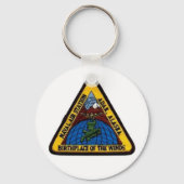 NAS Adak, Alaska White Sleutelhanger (Voorkant)