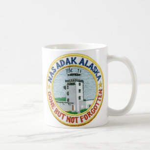 NAS Adak Coffee Cup "Gone but not vergeten" White Koffiemok