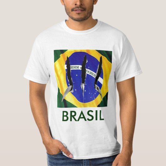 NAS GARRAS DA BANDEIRA, BRASIL T-SHIRT (Voorkant)