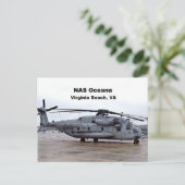 NAS Oceana, Virginia Beach, Virginia Briefkaart (Staand voorkant)