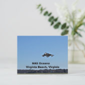NAS Oceana, Virginia Beach, Virginia Briefkaart (Staand voorkant)