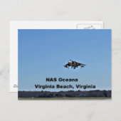 NAS Oceana, Virginia Beach, Virginia Briefkaart (Voorkant / Achterkant)