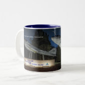 NAS Whidbey Island Coffee Cup, Naval Air Statio... Tweekleurige Koffiemok (Voorkant links)