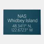 NAS Whidbey Island Latitude Longitude Deurmat (Voorkant)