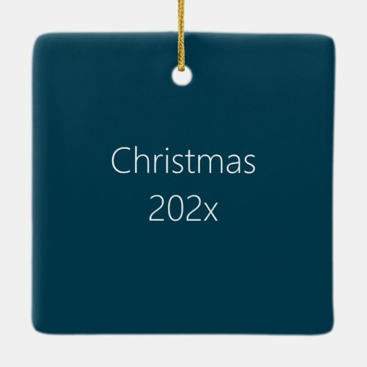 NAS Whidbey Island Latitude Longitude Keramisch Ornament (Achterkant)