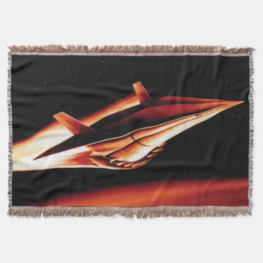 NASA Aero Space Plane Shuttle jaren 60 kunstenaars Deken (Voorkant)