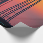 NASA Antares Rocket Sunrise Launch Cadeaupapier (Hoek)