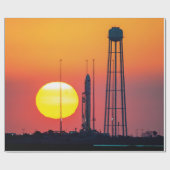 NASA Antares Rocket Sunrise Launch Cadeaupapier (Vlak)