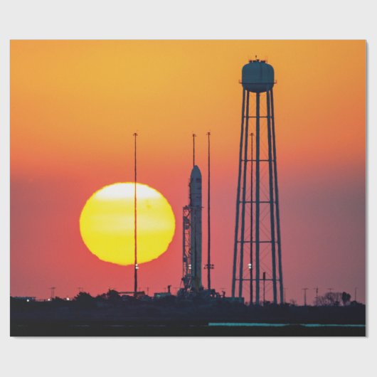 NASA Antares Rocket Sunrise Launch Cadeaupapier (Vlak)