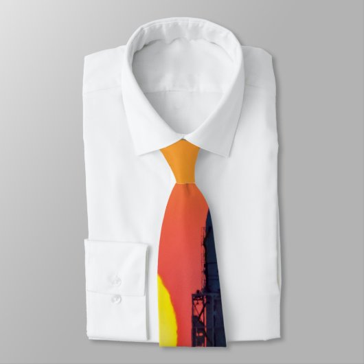 NASA Antares Rocket Sunrise Launch Stropdas (Gebonden)