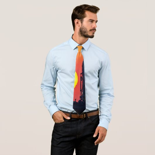 NASA Antares Rocket Sunrise Launch Stropdas (In situ)