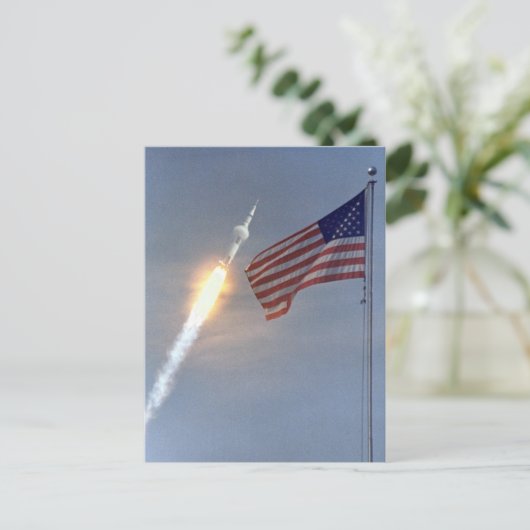 NASA: Apollo11 Briefkaart (Staand voorkant)