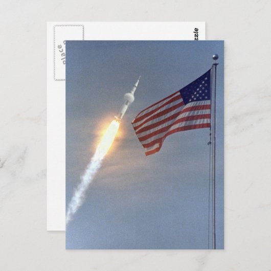 NASA: Apollo11 Briefkaart (Voorkant / Achterkant)