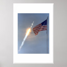 NASA Apollo 11 - Klassieke raketfoto met de VS