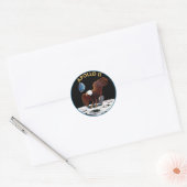 NASA Apollo 11 Logo Ronde Sticker (Envelop)