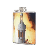 NASA Apollo 11 Maanlanding Raketlancering Heupfles (Links)