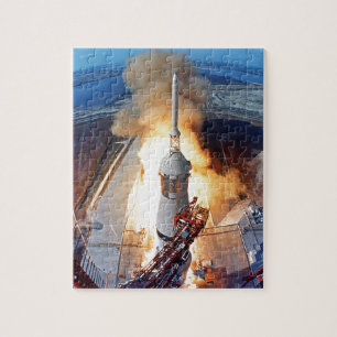 NASA Apollo 11 Maanlanding Raketlancering Legpuzzel