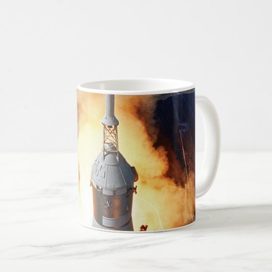 NASA Apollo 11 Maanlanding Raketlancering Mok (Voorkant rechts)